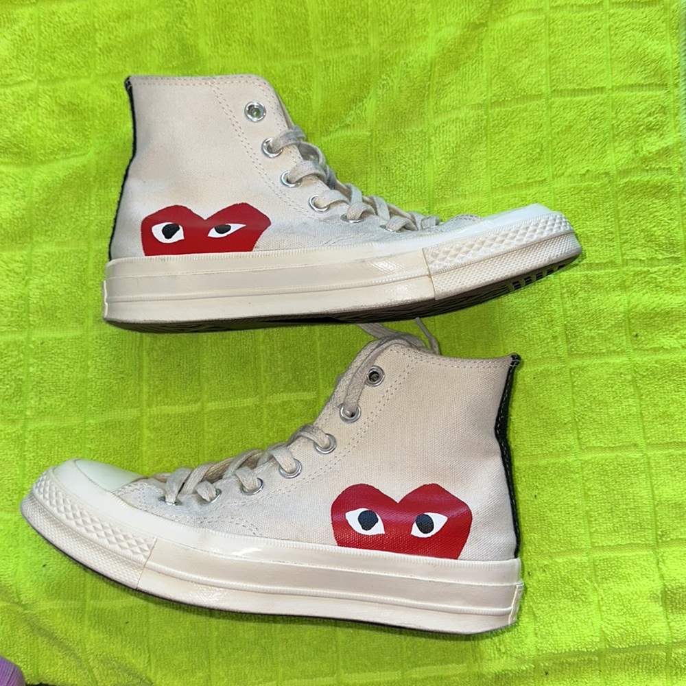 Comme des garçon play x converse unisex chick Taylor allstar peek a boo